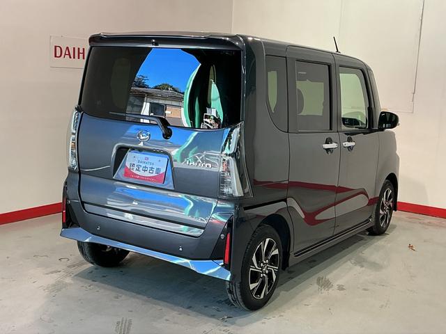 タントカスタムＸ衝突軽減ブレーキ　リアコーナーセンサー　車線逸脱防止　アイドリングストップ機能　盗難警報装置　ＬＥＤ　キーレスエントリー　前席シートヒーター　オートＬＥＤ　電動格納ミラー　スマキー（栃木県）の中古車