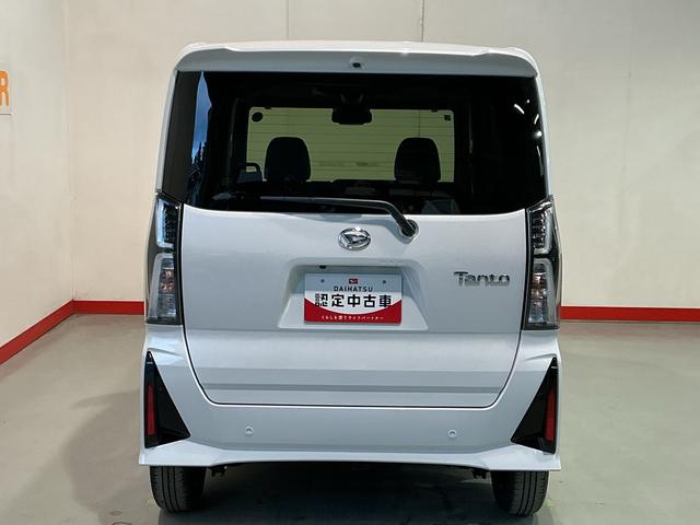 タントカスタムＸ衝突軽減ブレーキ　リアコーナーセンサー　車線逸脱防止　アイドリングストップ機能　禁煙　盗難警報装置　ＬＥＤ　キーレスエントリー　前席シートヒーター　オートＬＥＤ　電動格納ミラー　スマキー（栃木県）の中古車