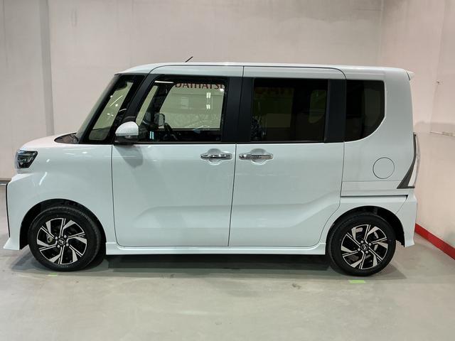 タントカスタムＸ衝突軽減ブレーキ　リアコーナーセンサー　車線逸脱防止　アイドリングストップ機能　禁煙　盗難警報装置　ＬＥＤ　キーレスエントリー　前席シートヒーター　オートＬＥＤ　電動格納ミラー　スマキー（栃木県）の中古車