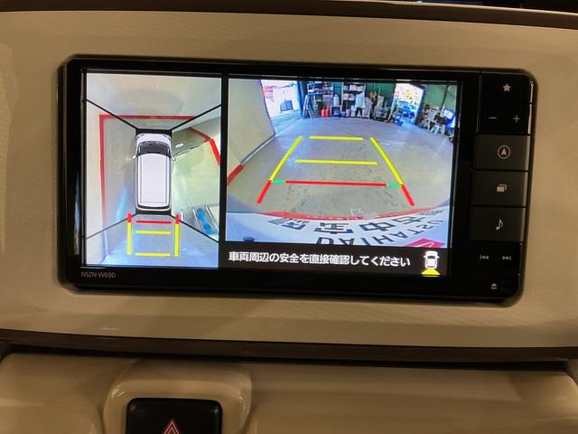 ムーヴキャンバスＧメイクアップリミテッド　ＳＡIII雹害あり　ＩＳＴＯＰ　ＥＴＣ付き　電格ミラー　パノラミックビューモニター　助手席エアバック　レーンキープ　ＬＥＤ　ナビＴＶ　オートＬＥＤ　プッシュスタートスマートキー　横滑り防止システム　ドラレコ（栃木県）の中古車