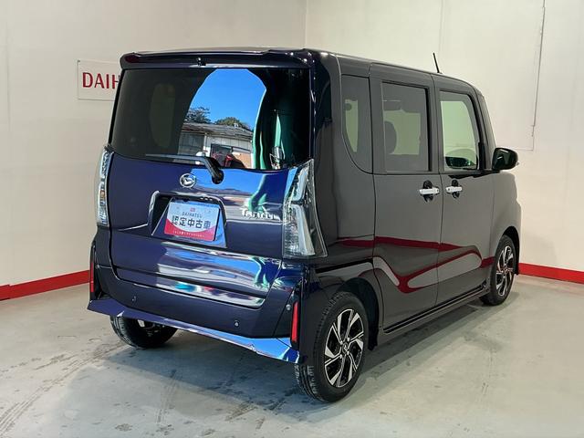 タントカスタムＸキーフリーシステム　ＬＥＤヘッドライト　ＬＥＤフォグランプ　両側電動スライドドア　スマートアシスト　コーナーセンサー　純正アルミホイール　オートライト　運転席助手席シートヒーター（栃木県）の中古車