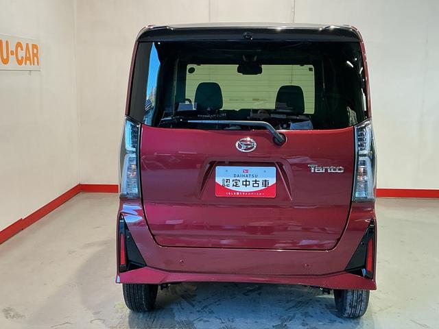 タントカスタムX衝突軽減ブレーキ リアコーナーセンサー 車線逸脱防止 アイドリングストップ機能 盗難警報装置 LED キーレスエントリー 前席シートヒーター オートLED 電動格納ミラー スマキー(栃木県)の中古車