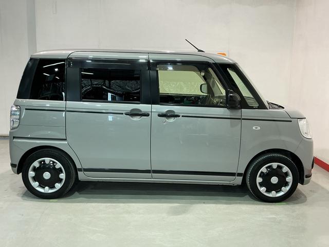 ムーヴキャンバスＧブラックアクセントＶＳ　ＳＡIIIブレーキサポート　アイドルストップ　イモビライザー　スマートキープッシュスタート　リアカメラ　ナビＴＶ　全周囲モニター　レーンキープ　両側電動ドア　ＬＥＤライト　オートライト　ドラレコ（栃木県）の中古車