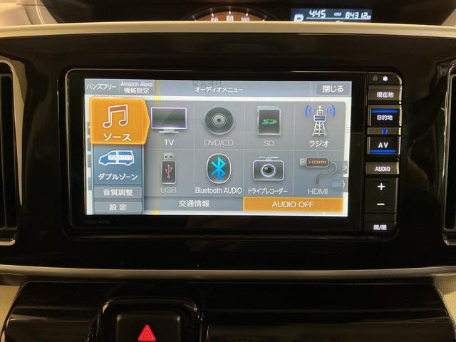 ムーヴキャンバスＧブラックアクセントＶＳ　ＳＡIIIブレーキサポート　アイドルストップ　イモビライザー　スマートキープッシュスタート　リアカメラ　ナビＴＶ　全周囲モニター　レーンキープ　両側電動ドア　ＬＥＤライト　オートライト　ドラレコ（栃木県）の中古車