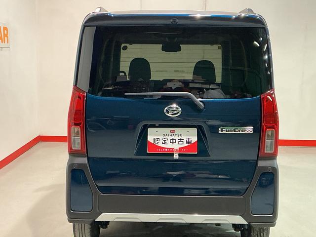 タントファンクロス衝突軽減　フルタイム４ＷＤ　車線逸脱警報　前席シートヒーター　ＴＶ　バックモニター　電格ミラー　ＬＥＤヘッド　ベンチシート　オートハイビーム　キーフリー　盗難防止システム　スマートキー　オートライト（栃木県）の中古車