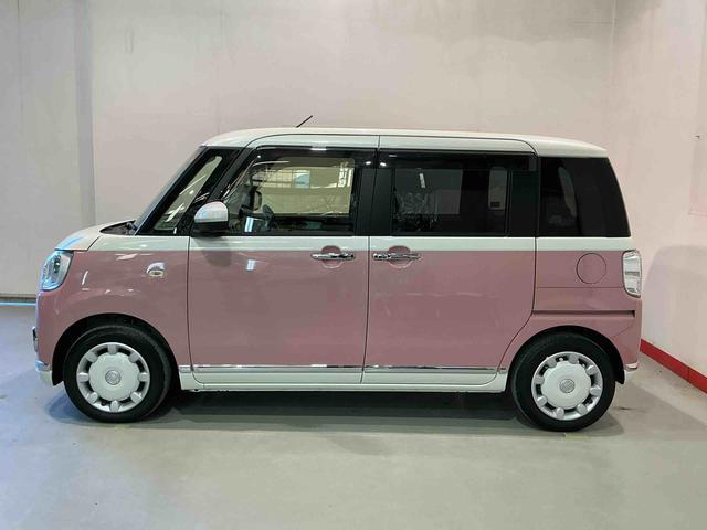 ムーヴキャンバスＧメイクアップＶＳ　ＳＡIIIナビ　パノラマモニター　ｉ−ｓｔｏｐ　プッシュスタートスマートキー　追突被害軽減ブレーキ　盗難防止アラーム　エアバック　ＬＥＤ　キーフリー　横滑り防止装置　電動格納ミラー（栃木県）の中古車