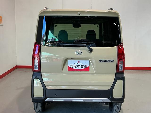 タントファンクロスコーナーソナー　踏み間違い防止　電格ドアミラー　ＡＨＢ　シートＨ　両側オートスライドドア　車線逸脱警報　セキュリティ　衝突安全ボディ　ＬＥＤヘッドライト　アルミホイール　キーフリーシステム（栃木県）の中古車