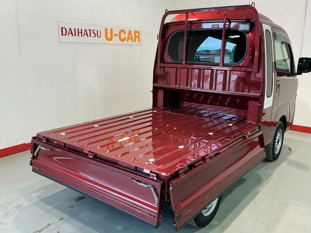 ハイゼットトラックジャンボエクストラナビＴＶ　電動格納式ミラー　イモビライザー　スマ−トキー　助手席エアバック　ＬＥＤヘットライト　ドラレコ　リモコンキー　オートマチックハイビーム　横滑り防止機能　パートタイム４ＷＤ　ＡＢＳ（栃木県）の中古車