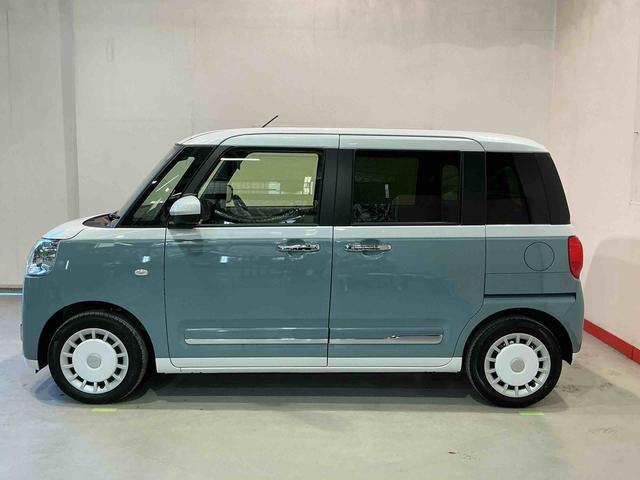 ムーヴキャンバスストライプスGキーフリーシステム シートヒーター オートライト LEDヘッドライト 両側パワースライドドア フォグランプ スマートアシスト 誤発進抑制機能(栃木県)の中古車