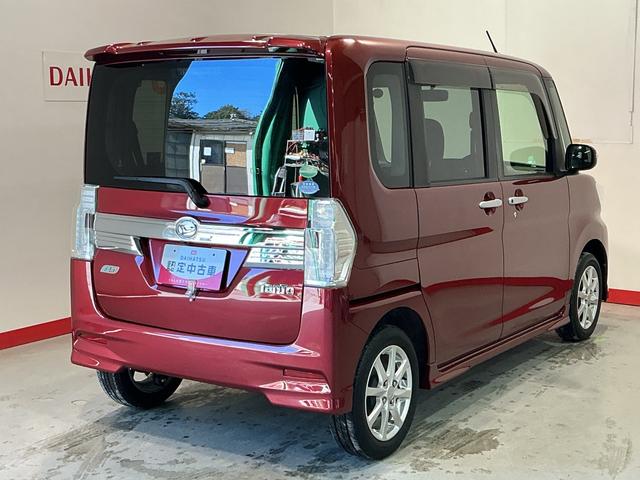 タントカスタムＸ　ＳＡ衝突軽減Ｂ　助手席エアバッグ　片側電動両側スライドドア　横滑り防止装置付き　アルミホイール　キーフリー　運転席エアバック　ＬＥＤ　ＡＵＴＯライト　メモリナビ　ナビＴＶ　ベンチシート（栃木県）の中古車