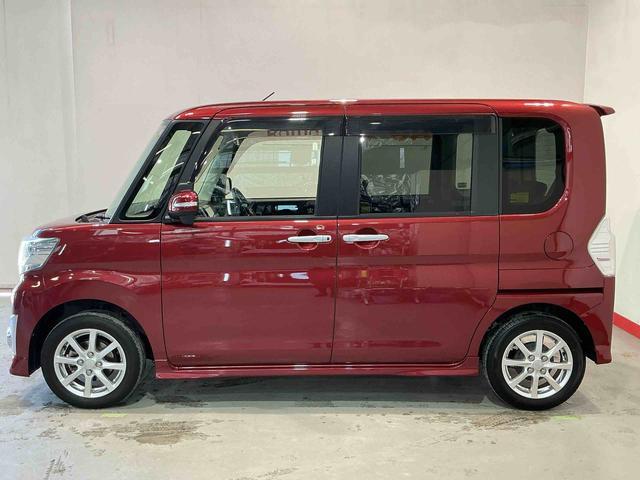 タントカスタムＸ　ＳＡ衝突軽減Ｂ　助手席エアバッグ　片側電動両側スライドドア　横滑り防止装置付き　アルミホイール　キーフリー　運転席エアバック　ＬＥＤ　ＡＵＴＯライト　メモリナビ　ナビＴＶ　ベンチシート（栃木県）の中古車