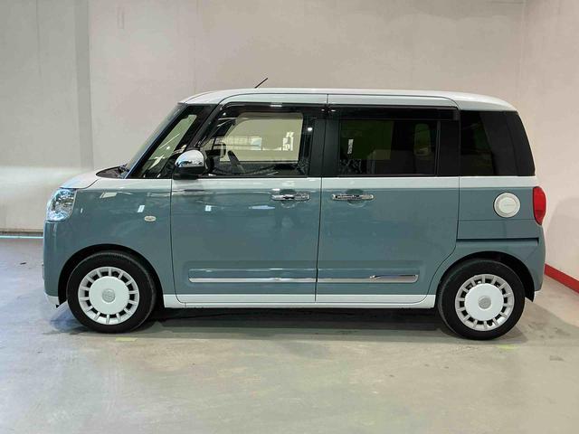 ムーヴキャンバスストライプスＧターボナビゲーションシステム　バックカメラ　両側電動スライドドア　スマートアシスト　シート　ＥＴＣ車載器　シートヒーター　ドライブレコーダー　両側電動スライドドア　雹害あり（栃木県）の中古車