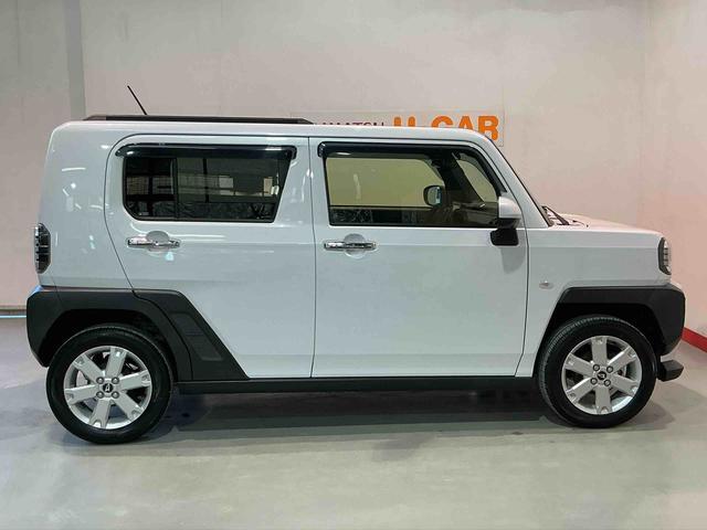 タフトＧ　クロムベンチャースタイリッシュガラスルーフ　安全ボディ　ＡＴハイビーム　アルミ　シ−トヒ−タ−　電動格納式ドアミラー　レーンキープ　キーフリーシステム　ＬＥＤヘッド　ナビＴＶ　オートライト　メモリーナビ（栃木県）の中古車