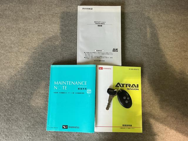 アトレーワゴンカスタムターボＲＳリミテッド電動ミラー　Ｂカメラ　助手席エアバッグ　メモリーナビ　エアバック　盗難防止　タ−ボ　ＴＶナビ　衝突安全ボディ　ＡＢＳ　社外アルミ　スライド片側電動ドア　キ−レス（栃木県）の中古車