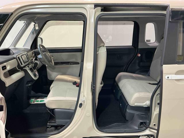 ムーヴキャンバスＧホワイトアクセントＶＳ　ＳＡIIIブレーキサポート　電動格納式ドアミラー　ＬＥＤヘッドランプ　キーフリー　オートハイビーム　ＥＴＣ　スマートキー　アイドリングストップ　両側パワースライドドア　運転席シートヒーター　ＡＢＳ（栃木県）の中古車