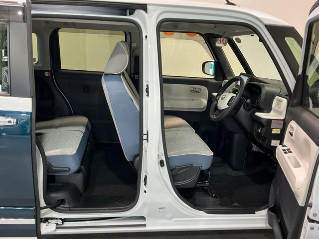 ムーヴキャンバスストライプスＧイモビライザー　ナビ　全周囲モニター　　アイドリングＳＴＯＰ　パーキングセンサー　レーンキープ　キーフリー　ＥＴＣ　オートマチックハイビーム　ＬＥＤヘッドライト　オートライト　４ＷＤ　衝突安全ボディ（栃木県）の中古車