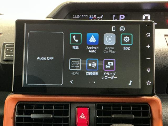 タントファンクロスターボ雹害あり　ディスプレイオーディオ　アイドリングストップ機能　両側自動ドア　スマキー　セキュリティー　全周囲モニター　ＬＥＤライト　車線逸脱警報　ドラレコ　電動格納ドアミラー　ターボエンジン（栃木県）の中古車