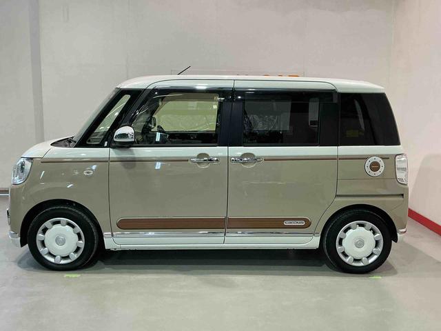 ムーヴキャンバスGメイクアップ SAIIスマートアシスト2 両側スライドドア LEDヘッドライト フォグランプ 2トーンカラー フロントシート ベンチシート 衝突被害軽減システム 踏み間違え防止機能(栃木県)の中古車