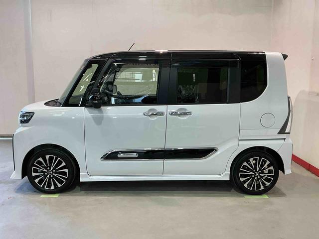 タントカスタムRSディスプレイオーディオ パノラマモニター キーフリーシステム LEDヘッドライト LEDフォグランプ 両側電動スライドドア 運転席・助手席シートヒーター スマートアシスト コーナーセンサー(栃木県)の中古車