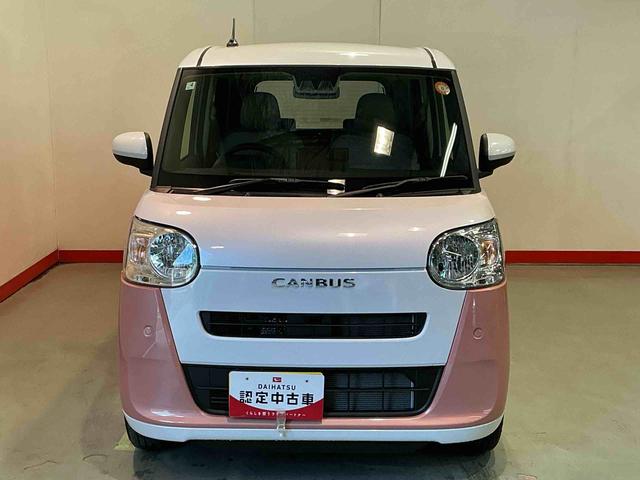 ムーヴキャンバスストライプスＸキーフリーシステム　スライドドア　オートライト　スマートアシスト　コーナーセンサー　オートエアコン　電動格納式ドアミラー　運転席シートリフター（栃木県）の中古車