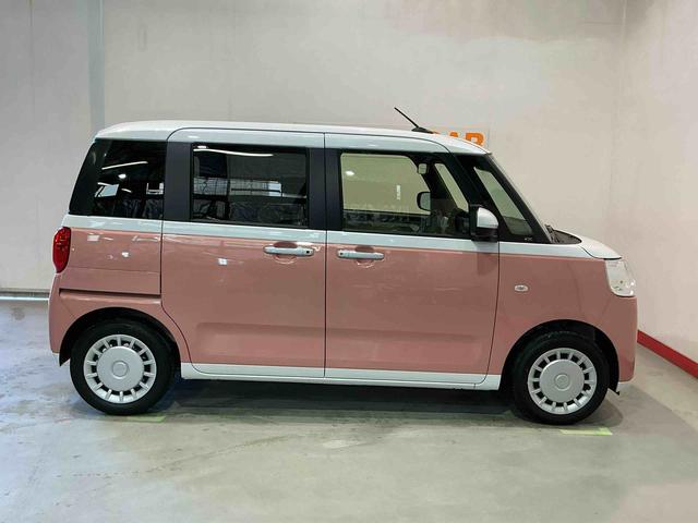 ムーヴキャンバスストライプスＸキーフリーシステム　スライドドア　オートライト　スマートアシスト　コーナーセンサー　オートエアコン　電動格納式ドアミラー　運転席シートリフター（栃木県）の中古車