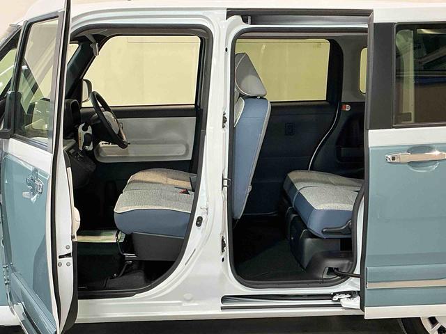 ムーヴキャンバスストライプスＧキーフリーシステム　ＬＥＤヘッドライト　ＬＥＤフォグランプ　オートエアコン　運転席・助手席電動スライドドア　運転席・助手席シートヒーター　スマートアシスト（栃木県）の中古車