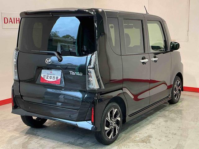 タントカスタムＸキーフリーシステム　ＬＥＤヘッドライト　ＬＥＤフォグランプ　両側電動スライドドア　スマートアシスト　コーナーセンサー　純正アルミホイール　オートライト　運転席助手席シートヒーター　雹害価格（栃木県）の中古車