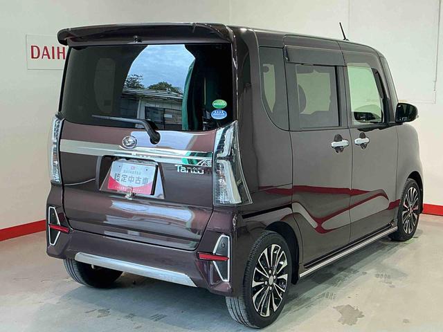 タントカスタムRSキーフリーシステム LEDヘッドライト LEDフォグランプ 両側電動スライドドア スマートアシスト コーナーセンサー 純正アルミホイール オートライト 運転席助手席シートヒーター ターボ(栃木県)の中古車