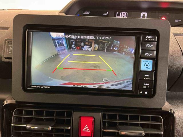 タントカスタムＲＳナビ　バックカメラ　キーフリーシステム　ＬＥＤヘッドライト　ＬＥＤフォグランプ　両側電動スライドドア　スマートアシスト　コーナーセンサー　純正アルミホイール　オートライト　運転席助手席シートヒーター（栃木県）の中古車