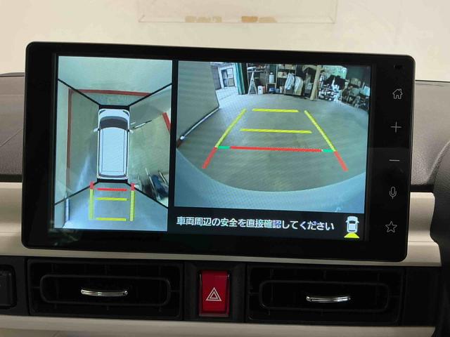 ムーヴキャンバスストライプスＧターボディスプレイオーディオ　パノラマモニター　キーフリーシステム　ＬＥＤヘッドライト　ＬＥＤフォグランプ　オートエアコン　運転席・助手席電動スライドドア　運転席・助手席シートヒーター　スマートアシスト（栃木県）の中古車