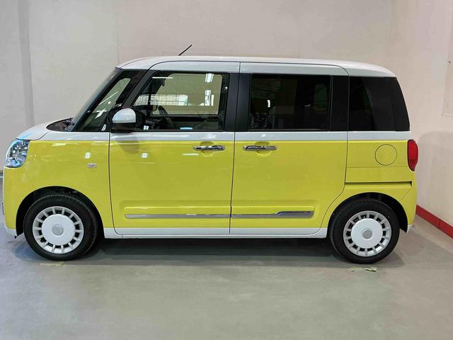 ムーヴキャンバスストライプスＧキーフリーシステム　ＬＥＤヘッドライト　ＬＥＤフォグランプ　オートエアコン　運転席・助手席電動スライドドア　運転席・助手席シートヒーター　スマートアシスト（栃木県）の中古車