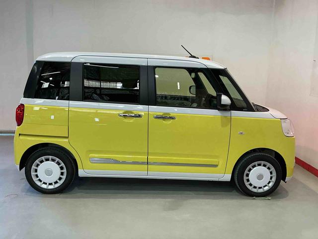 ムーヴキャンバスストライプスＧキーフリーシステム　ＬＥＤヘッドライト　ＬＥＤフォグランプ　オートエアコン　運転席・助手席電動スライドドア　運転席・助手席シートヒーター　スマートアシスト（栃木県）の中古車