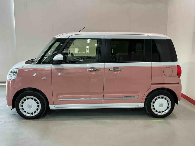 ムーヴキャンバスストライプスＧキーフリーシステム　ＬＥＤヘッドライト　ＬＥＤフォグランプ　オートエアコン　運転席・助手席電動スライドドア　運転席・助手席シートヒーター　スマートアシスト（栃木県）の中古車