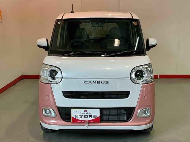 ムーヴキャンバスストライプスＧ電動格納　衝突軽減Ｂ　ＡＵＴＯライト　コーナーソナー　ＬＥＤヘットライト　シートヒー　イモビライザー　スマートキーＰスタート　レーンアシスト　衝突安全ボディ　キーフリー　ベンチシート　オートハイビーム（栃木県）の中古車