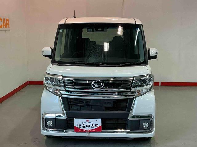 タントカスタムＲＳ　トップエディションＳＡII両側オートスライドドア　インテリキー　ターボ車　ＥＳＣ　格納ミラー　バックモニター　ベンチシート　ＡＢＳ　ＴＶナビ　オートライト　Ｗエアバック　キーフリーシステム　ＬＥＤヘッドライト（栃木県）の中古車