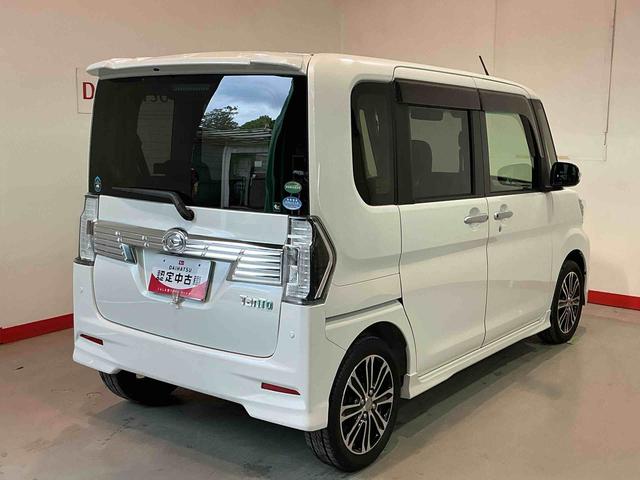 タントカスタムＲＳ　トップエディションＳＡII両側オートスライドドア　インテリキー　ターボ車　ＥＳＣ　格納ミラー　バックモニター　ベンチシート　ＡＢＳ　ＴＶナビ　オートライト　Ｗエアバック　キーフリーシステム　ＬＥＤヘッドライト（栃木県）の中古車