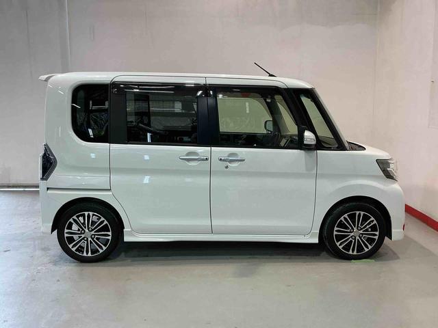 タントカスタムＲＳ　トップエディションＳＡII両側オートスライドドア　インテリキー　ターボ車　ＥＳＣ　格納ミラー　バックモニター　ベンチシート　ＡＢＳ　ＴＶナビ　オートライト　Ｗエアバック　キーフリーシステム　ＬＥＤヘッドライト（栃木県）の中古車