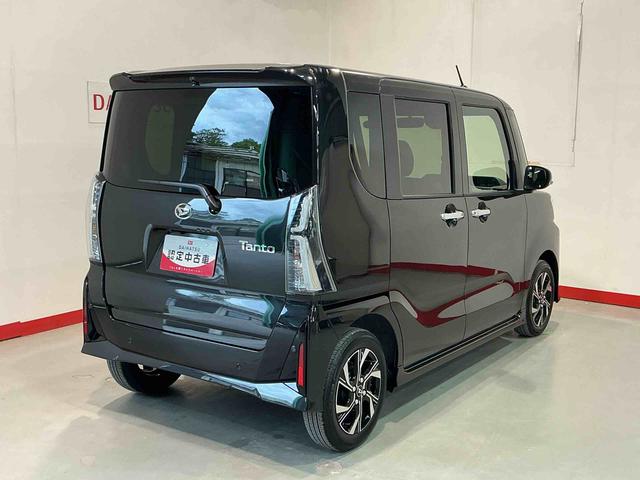 タントカスタムＸ衝突軽減ブレーキサポート　電動ミラー　Ｐソナー　ｉ−ｓｔｏｐ　１オーナ　シートヒータ　禁煙車　レーンアシスト　ＬＥＤヘッドライト　セキュリティアラーム　アルミ　衝突安全ボディ　オートマチックハイビーム（栃木県）の中古車