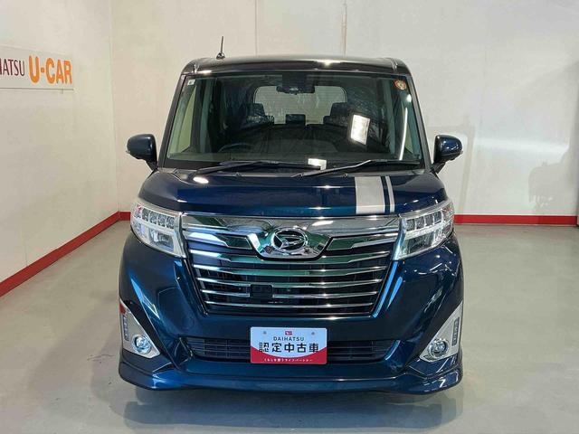 トールカスタムＧ　ＳＡIIパノラマモニタ　Ｉストップ　Ａライト　衝突軽減ブレーキ　ＬＥＤ　ナビＴＶ　横滑り防止装置　車線逸脱警報　クルコン　メモリナビ　助手席エアバック　電格ミラー　スマートキー　エアバッグ（栃木県）の中古車