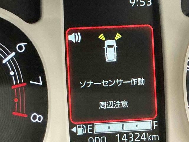 ムーヴキャンバスストライプスＧＥＴＣ搭載　バックカメラ　ブレーキサポート　電動格納ドアミラー　メモリナビ　シートヒータ　点検記録簿付　車線逸脱警告　盗難防止システム　ドラレコ　ＬＥＤライト　スマートキー（栃木県）の中古車