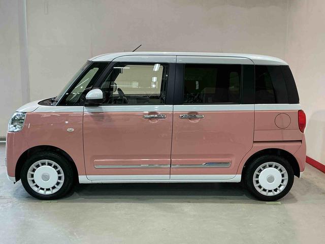 ムーヴキャンバスストライプスGナビ バックカメラ ETC搭載 デュアルカメラブレーキサポート 電動格納ドアミラー 車線逸脱警告 盗難防止システム ドラレコ LEDライト スマートキー キーフリー(栃木県)の中古車