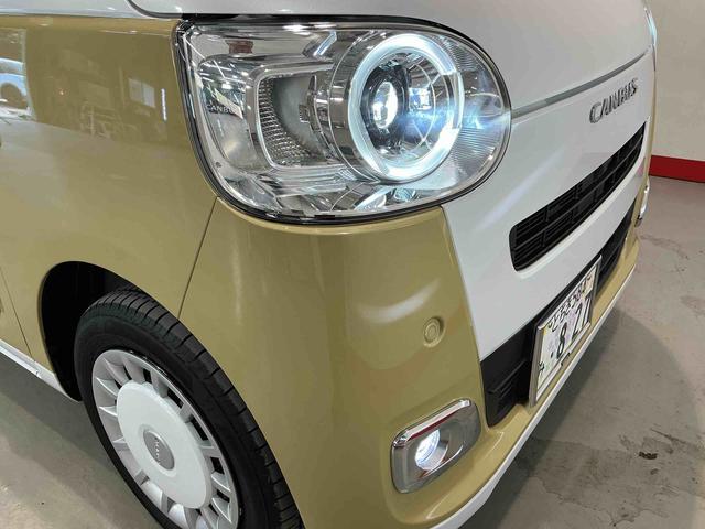 ムーヴキャンバスストライプスＧ全方位カメラ装着車　レーダーブレーキ　　電動格納式ドアミラー　衝突安全ボディ　ＥＴＣ搭載　アイドリングストップ機能　ドラレコ　Ｓヒーター　イモビ　ナビ　スマートキー＆プッシュスタート（栃木県）の中古車