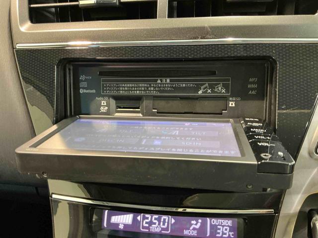 プリウスアルファＳ格納ミラー　スマキー　ダブルエアバッグ　ナビ　リアカメラ　ＥＴＣ付き　イモビライザー　リモコンキー　運転席エアバック　メモリーナビゲーション　ＡＢＳ付き　衝突安全ボディ　アルミホイール（栃木県）の中古車