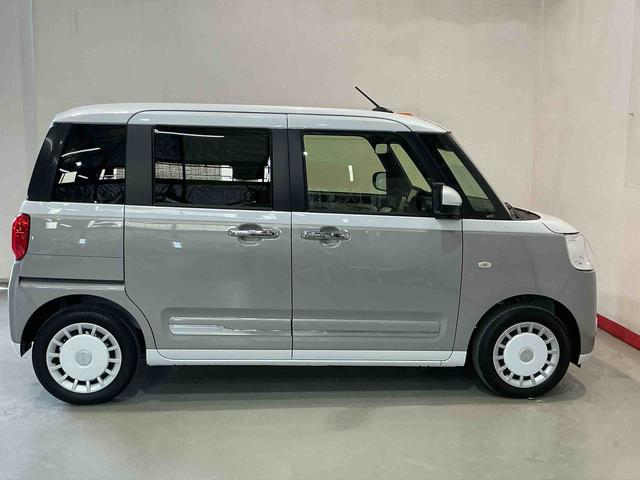 ムーヴキャンバスストライプスＧナビ　バックカメラ　レーダーブレーキ　リヤカメラ　電動格納式ドアミラー　衝突安全ボディ　アイドリングストップ機能　スマートキー＆プッシュスタート　ＬＥＤヘッドライト　キーフリー（栃木県）の中古車
