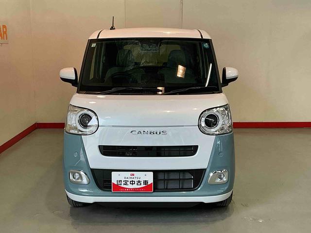 ムーヴキャンバスストライプスＧキーフリーシステム　ＬＥＤヘッドライト　ＬＥＤフォグランプ　オートエアコン　運転席・助手席電動スライドドア　運転席・助手席シートヒーター　スマートアシスト（栃木県）の中古車