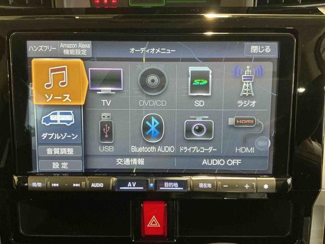 トールカスタムＧキーフリーキー　全周囲モニター　衝突回避支援システム　盗難防止アラーム　レーンキープアシスト　ドラレコ　助手席エアバック　横滑り防止装置　電格ミラー　ＥＴＣ　シートヒーター　メモリーナビ（栃木県）の中古車