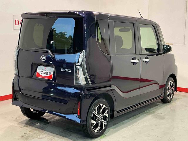 タントカスタムX前後障害物センサー 衝突低減ブレーキ シートヒータ i−stop 電動格納ドアミラー LEDヘッドライト インテリキー レーンキープアシスト オートマチックハイビーム アルミホイール(栃木県)の中古車