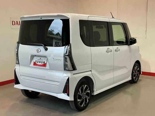 タントカスタムX前後障害物センサー 衝突低減ブレーキ シートヒータ i−stop 電動格納ドアミラー LEDヘッドライト インテリキー レーンキープアシスト ワンオーナー オートマチックハイビーム AW(栃木県)の中古車