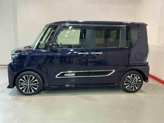 タントカスタムRSディスプレイオーディオ パノラマモニター キーフリーシステム LEDヘッドライト LEDフォグランプ スライドドア 運転席・助手席シートヒーター スマートアシスト コーナーセンサー(栃木県)の中古車