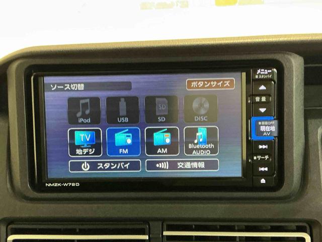 アトレーＲＳソナーセンサー　助手席エアバッグ　バックビューモニター　スライドドア　ブレーキサポート　電動格納式ドアミラー　スマートキー　プッシュスタート　車線逸脱警告　メモリナビ（栃木県）の中古車